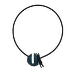Slash PVC Necklace, Duck Blue Egg