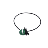 Slash PVC Necklace, Green