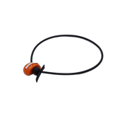 Slash PVC Necklace, Orange
