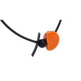 Slash PVC Necklace, Orange