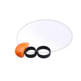 Stella Ceramic Necklace, Orange
