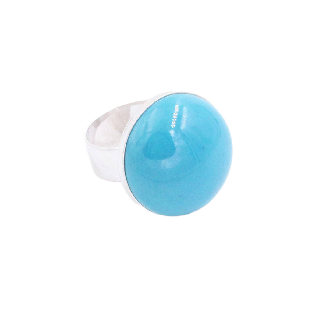 Bulle Cabochon Ring, Turquoise