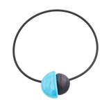 Inca Yucatan PVC Necklace, Turquoise