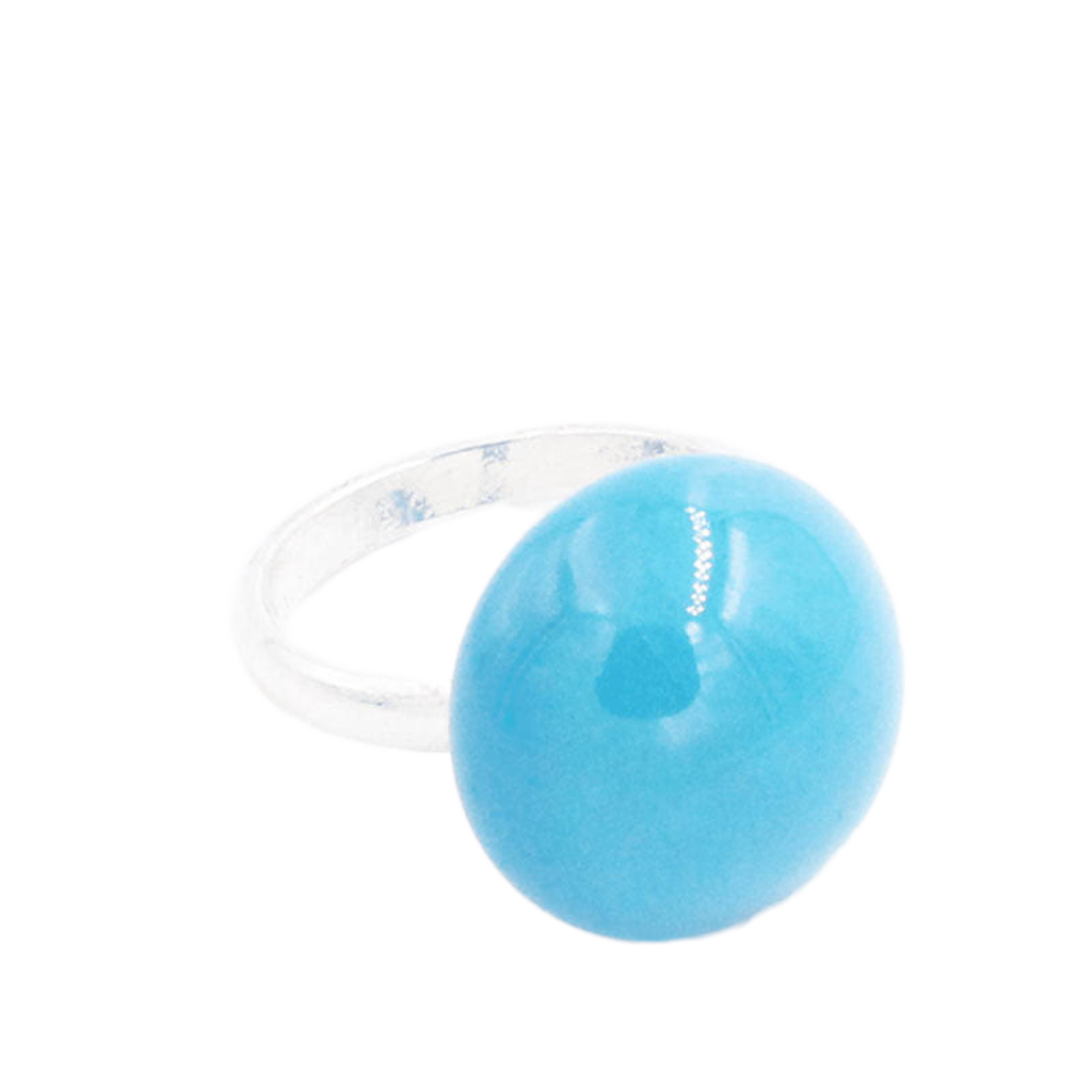 Ludic Urban Ceramic Ring, Turquoise