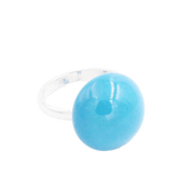 Ludic Urban Ceramic Ring, Turquoise