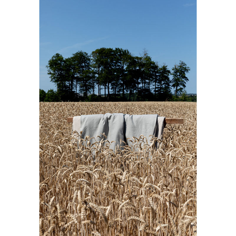 Pure Washed Linen Quilt, Two-Tone Clay
