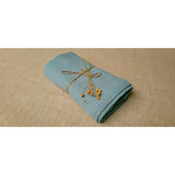 Pure Washed Linen Towels, Celadon Green