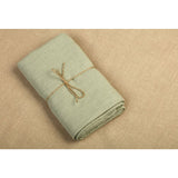 Pure Washed Linen Towels, Linden Green