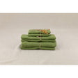 Pure Washed Linen Towels, Olive Green