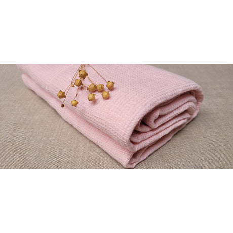 Pure Washed Linen Towels, Rose Petal