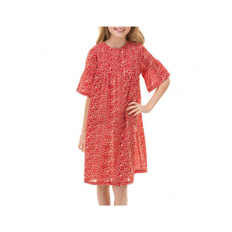 Short Sleeve Dress, Red - Zouf.biz