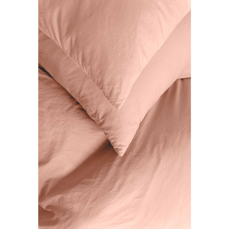 Powder Pink Washed Cotton Duvet Cover - Zouf.biz