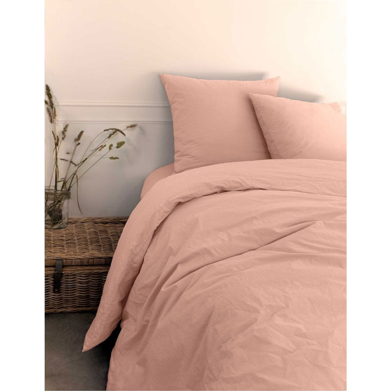Powder Pink Washed Cotton Pillow Case - Zouf.biz