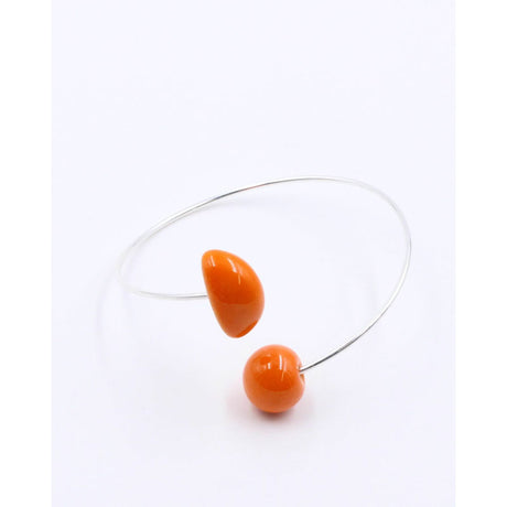 Inca Ceramic Bracelet, Orange