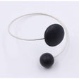 Moon Ceramic Bracelet, Black