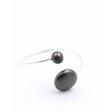Moon Ceramic Bracelet, Cast Iron