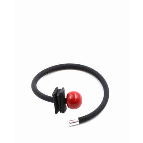 Tribal Ceramic Bracelet, Cherry