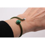Twist PVC Bracelet, Green - Zouf.biz