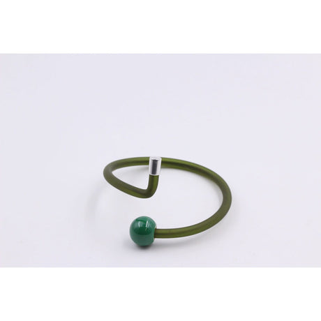 Twist PVC Bracelet, Green - Zouf.biz