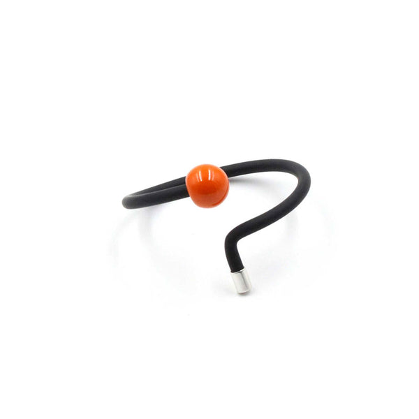 Twist PVC Bracelet, Orange - Zouf.biz