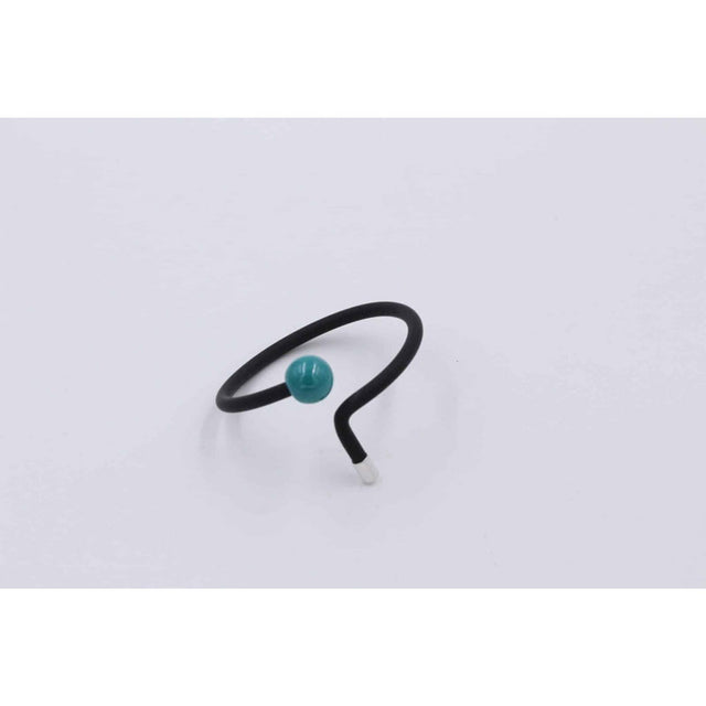 Twist Ceramic Bracelet, Turquoise