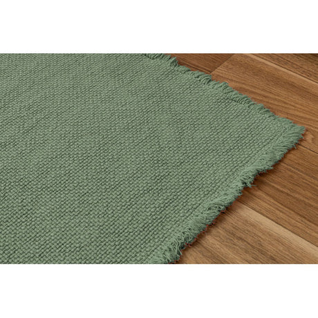Khaki Cotton Boho Carpet - Zouf.biz
