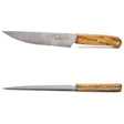 Forged in premium stainless steel and handcrafted by master artisans in the French village of Laguiole, this kitchen knife combines exceptional edge retention with refined blade geometry for precise slicing, dicing, and fine cuts!