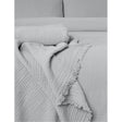 Cotton Gauze Flat Sheet, Pearl Grey