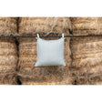 Pure Washed Linen Cushion Cover, Two-Tone Clay Grey