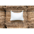 Pure Washed Linen Cushion Cover, Two-Tone Cream White