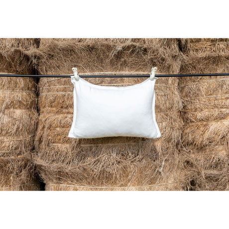Pure Washed Linen Cushion Cover, Two-Tone Cream White