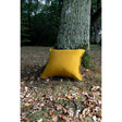 Pure Washed Linen Cushion Cover, Two-Tone Curry Yellow