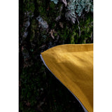 Pure Washed Linen Cushion Cover, Two-Tone Curry Yellow