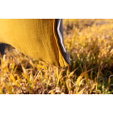 Pure Washed Linen Cushion Cover, Two-Tone Curry Yellow