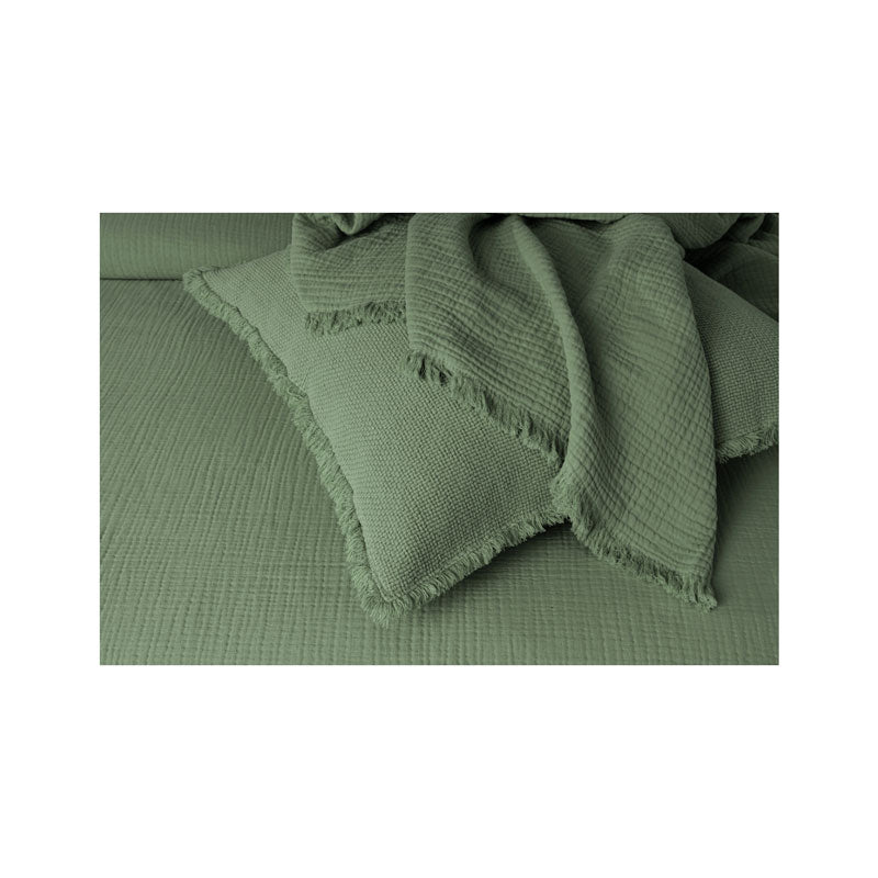 Cotton Cushion Cover, Khaki - Zouf.biz