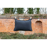 Pure Washed Linen Cushion Cover, Two-Tone Lead Grey