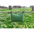 Pure Washed Linen Cushion Cover, Two-Tone Moss Green