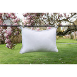 Pure Washed Linen Cushion Cover, Two-Tone Optic White