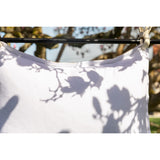 Pure Washed Linen Cushion Cover, Two-Tone Optic White