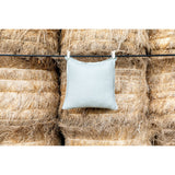 Pure Washed Linen Cushion Cover, Two-Tone Pebble Grey
