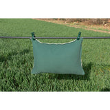 Pure Washed Linen Cushion Cover, Two-Tone Pine Green