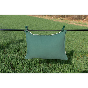 Pure Washed Linen Cushion Cover, Two-Tone Pine Green