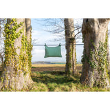 Pure Washed Linen Cushion Cover, Two-Tone Pine Green