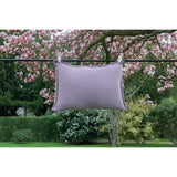 Pure Washed Linen Cushion Cover, Two-Tone Violet