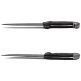 Laguiole Kitchen Knife with Ebony Handle and Star Damascus Steel Blade