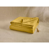 Pure Washed Linen Duvet Cover, Amber Yellow