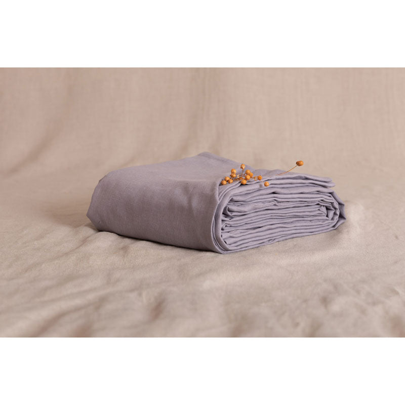Pure Washed Linen Duvet Cover, Ash Grey