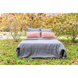 Pure Washed Linen Duvet Cover, Ash Grey