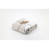 Pure Washed Linen Duvet Cover, Two-Tone Chalk