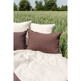 Pure Washed Linen Duvet Cover, Two-Tone Chestnut